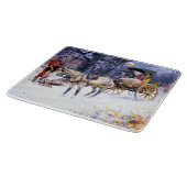 Alte Weihnachten in Neuengland (von Charles Russel Schneidebrett (Ecke)