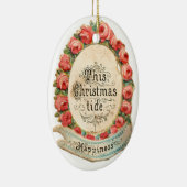 Alte Weihnachten Keramikornament (Rechts)