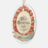 Alte Weihnachten Keramikornament (Links)
