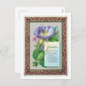 Alte Weihnachten, Morgenruhm Feiertagspostkarte (Vorne/Hinten)