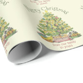 Alte Weihnachten Personalisiert Geschenkpapier (Rolleneckpunkt)