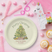 Alte Weihnachten Personalisiert Pappteller (Party)