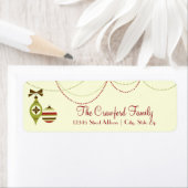 Alte Weihnachten - Rücksendeadressen-Aufkleber (Insitu)