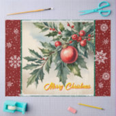 Alte Weihnachten Schöne Festkollektion Seidenpapier (Basteln)