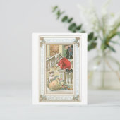 Alte Weihnachten, Weihnachten & Hund (Stehend Vorderseite)