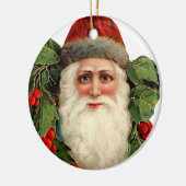 Alte Weihnachten, Weihnachten Keramik Ornament (Links)