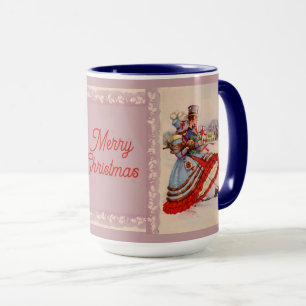 Alte Weihnachts-Shopping-Tasse Tasse