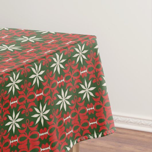 Alte Weihnachts-/Wintermuster Tischdecke (Beispiel)