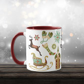 Alte Weihnachtsbilder Tasse