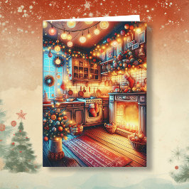 Alte Weihnachtsgrüße Karte