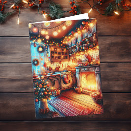 Alte Weihnachtsgrüße Karte