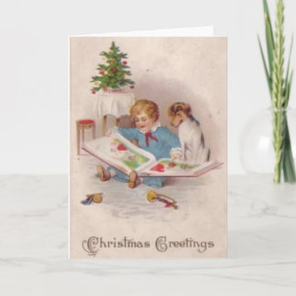 ALTE WEIHNACHTSGRUSSKARTE FEIERTAGSKARTE