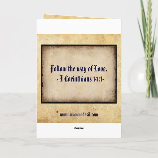 Alte Weihnachtskarte! Feiertagskarte (Rückseite)