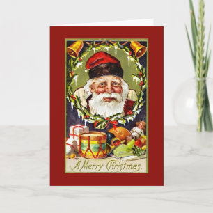 Alte Weihnachtskarte Feiertagskarte
