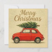 Alte Weihnachtskarte. Karte (Vorderseite)