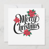Alte Weihnachtskarte mit Santa Claus (Rückseite)