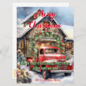 Alte WeihnachtskarteFlat Card (Vorne/Hinten)