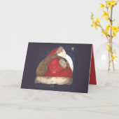 Alte Weihnachtskarten 2024 Karte (Gelbe Blume)