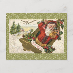 Alte Weihnachtspostkarte Feiertagspostkarte