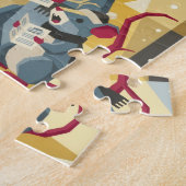 Alte Weihnachtssänger-Mäuse-Puzzle Puzzle (Seite)