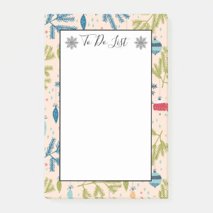 Alte Weihnachtsschmuck zu erledigen Post-it Klebezettel