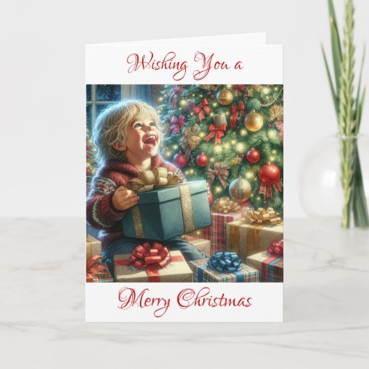 Alte Weihnachtsvormitte Nostalgie Karte (Vorderseite)