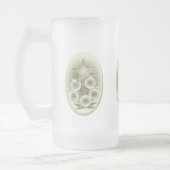 Alte Weihnachtszeit Mattglas Bierglas (Links)