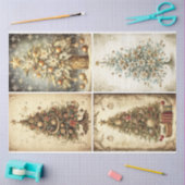 Alte Weihnachtszeit Seidenpapier (Basteln)