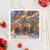 Alte Weihnachtszeit Serviette (Beispiel)