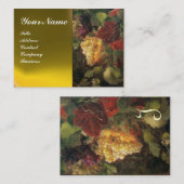 ALTE WEINHALTUNG, WEINVERSUCHUNG PARTY-MONOGRAMM VISITENKARTE (Vorne/Hinten)