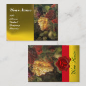 ALTE WEINRÜSTE, WEINSPRÜFUNG PARTY ROTES WAX SIEGE VISITENKARTE (Vorne/Hinten)