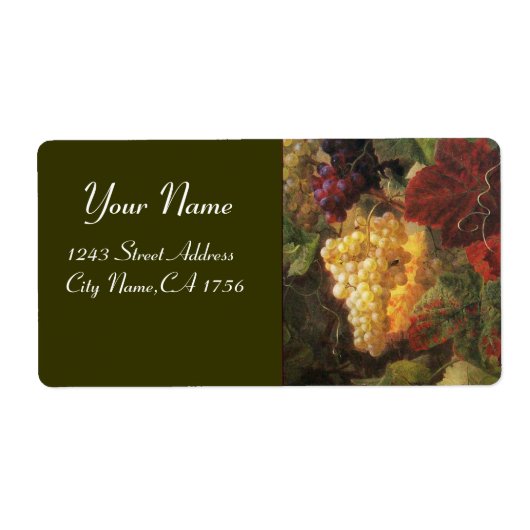 ALTE WEINWEINRÜSTUNG PARTY ETIKETTEN (Vorne)