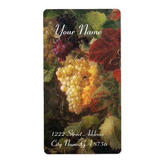 ALTE WEINWEINRÜSTUNG PARTY ETIKETTEN (Vorne)