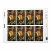 ALTE WEINWEINRÜSTUNG PARTY ETIKETTEN (Vorne)