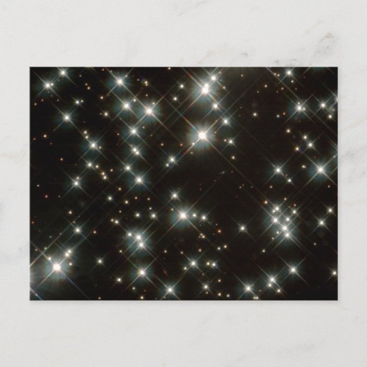 Alte weiße Zwergsterne in der Milchstraßengalaxie Postkarte (Vorderseite)