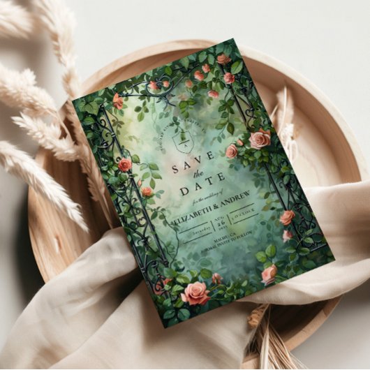 Alte Welt Botanischer Rosengarten Hochzeit Save The Date