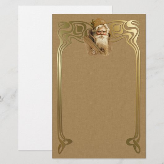 Alte Welt Briefpapier (Vorne/Hinten)