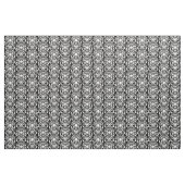 Alte Welt Damaskon Weiß auf schwarz Stoff (Yard (91,4 cm))