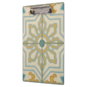 Alte Welt dekoratives Fliesenmuster Klemmbrett (Links)