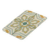 Alte Welt dekoratives Fliesenmuster Magnet (Linke Seite)