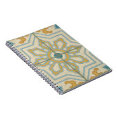 Alte Welt dekoratives Fliesenmuster Notizblock (Rechte Seite)