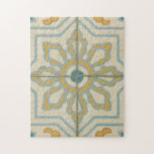 Alte Welt dekoratives Fliesenmuster Puzzle (Vertikal)