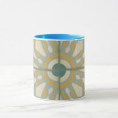 Alte Welt dekoratives Fliesenmuster Tasse (Zentrum)