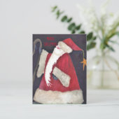 Alte Welt Feiertagskarte (Stehend Vorderseite)