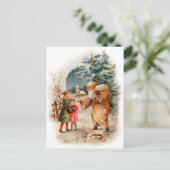 Alte Welt Feiertagspostkarte (Stehend Vorderseite)