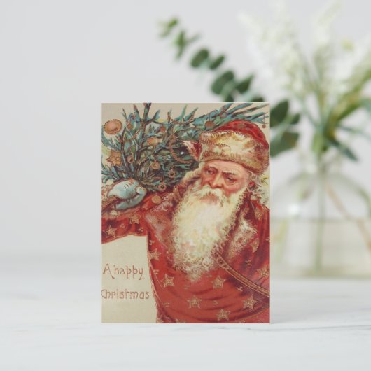 Alte Welt Feiertagspostkarte (Stehend Vorderseite)