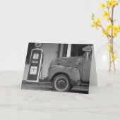 ALTE WELT. KARTE (Gelbe Blume)