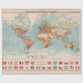 Alte Welt - Kommerzielle und wirtschaftliche Entwi Geschenkpapier (Flach)