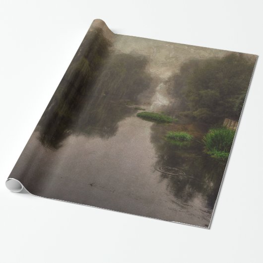 Alte Welt Landschaft Kunstmalerei Geschenkpapier (Ungerollt)