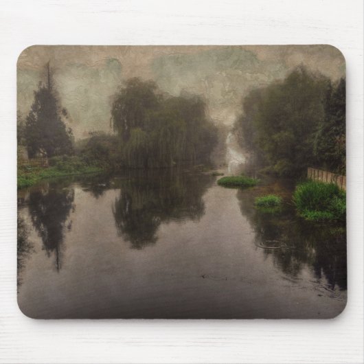 Alte Welt Landschaft Kunstmalerei Mousepad (Vorne)